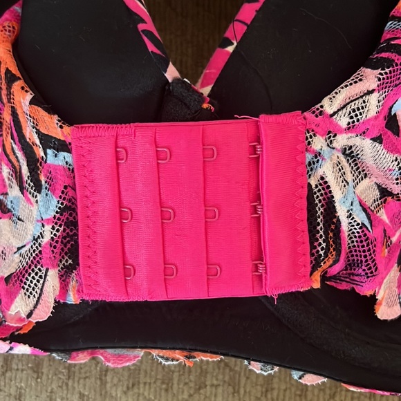 No Boundaries Women’s T-Shirt Bra  Size 40DD with Adjustable Straps, Jungle Pink - Picture 6 of 14